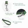 Picture of Hi Kiss Dog/Puppy Obedience Recall Training Agility Lead - 15ft 20ft 30ft 50ft 100ft Training Leash - Great for Training, Play, Camping, or Backyard(20ft,Black_Green)