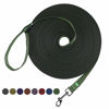 Picture of Hi Kiss Dog/Puppy Obedience Recall Training Agility Lead - 15ft 20ft 30ft 50ft 100ft Training Leash - Great for Training, Play, Camping, or Backyard(30ft,Black_Green)