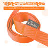 Picture of HIKISS Long Dog Leash Obedience Recall Training Agility Lead with Thickening Material for Large Dog - 15ft 20ft 30ft 50ft 100ft Training Leash(Orange 50ft)