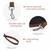 Picture of Hi Kiss Dog/Puppy Obedience Recall Training Agility Lead - 15ft 20ft 30ft 50ft 100ft Training Leash - Great for Training, Play, Camping, or Backyard(100ft,Black_Orange)