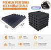 Picture of Acoustic Foam Panels 24 Pack - 2" x 12"x 12" High Density Soundproofing Wedges for Wall, Noise Absorbing and Sound-Damping, Quick-Recovery, Fire-Resistant - Perfect for Studio, Office, Gaming Room