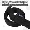 Picture of HIKISS Long Dog Leash Obedience Recall Training Agility Lead with Thickening Material for Large Dog - 15ft 20ft 30ft 50ft 100ft Training Leash (Black 20ft)