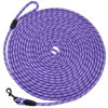 Picture of Hi Kiss Check Cord Large,Medium Small Dogs/Puppy Obedience Recall Training Agility Lead - 15ft 20ft 30ft 50ft Training Leash(Purple 15ft-Diam 1/3"-1 Hook)