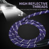 Picture of Hi Kiss Check Cord Large,Medium Small Dogs/Puppy Obedience Recall Training Agility Lead - 15ft 20ft 30ft 50ft Training Leash(Purple 30ft-Diam 1/3"-1 Hook)