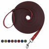 Picture of Hi Kiss Dog/Puppy Obedience Recall Training Agility Lead - 15ft 20ft 30ft 50ft 100ft Training Leash - Great for Training, Play, Camping, or Backyard(30ft,Black_red)