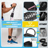 Picture of Pilates Bar Kit with Resistance Bands, Multifunctional Metal Exercise Bar with Heavy-Duty Metal Adjustment Buckle, Portable Home Gym Pilates Resistance Bar Kit for Heavy Weight Training Men&Women
