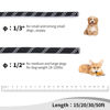 Picture of Hi Kiss Check Cord Large,Medium Small Dogs/Puppy Obedience Recall Training Agility Lead - 15ft 20ft 30ft 50ft Training Leash(Blck 50ft-Diam 1/3"-1 Hook)