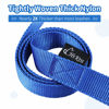 Picture of HIKISS Long Dog Leash Obedience Recall Training Agility Lead with Thickening Material for Large Dog - 15ft 20ft 30ft 50ft 100ft Training Leash(Blue 50ft)