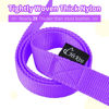 Picture of HIKISS Long Dog Leash Obedience Recall Training Agility Lead with Thickening Material for Large Dog - 15ft 20ft 30ft 50ft 100ft Training Leash(Purple 100ft)