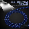 Picture of Hi Kiss Check Cord Large,Medium Small Dogs/Puppy Obedience Recall Training Agility Lead - 15ft 20ft 30ft 50ft Training Leash(Royal Blue 15ft-Diam 1/3"-1 Hook)
