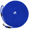 Picture of Hi Kiss Check Cord Large,Medium Small Dogs/Puppy Obedience Recall Training Agility Lead - 15ft 20ft 30ft 50ft Training Leash(Royal Blue 30ft-Diam 1/3"-1 Hook)