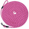 Picture of Hi Kiss Check Cord Large,Medium Small Dogs/Puppy Obedience Recall Training Agility Lead - 15ft 20ft 30ft 50ft Training Leash(Pink 30ft-Diam 1/3"-1 Hook)
