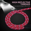 Picture of Hi Kiss Check Cord Large,Medium Small Dogs/Puppy Obedience Recall Training Agility Lead - 15ft 20ft 30ft 50ft Training Leash(Pink 30ft-Diam 1/3"-1 Hook)