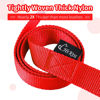 Picture of HIKISS Long Dog Leash Obedience Recall Training Agility Lead with Thickening Material for Large Dog - 15ft 20ft 30ft 50ft 100ft Training Leash(Red 50ft)