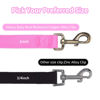 Picture of HIKISS Long Dog Leash Obedience Recall Training Agility Lead with Thickening Material for Large Dog - 15ft 20ft 30ft 50ft 100ft Training Leash(Pink 30ft)