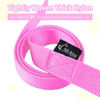 Picture of HIKISS Long Dog Leash Obedience Recall Training Agility Lead with Thickening Material for Large Dog - 15ft 20ft 30ft 50ft 100ft Training Leash(Pink 100ft)
