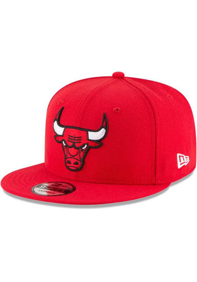 Picture of New Era NBA Men's 9Fifty Snapback Cap (Chicago Bulls, One Size, Red)