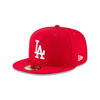 Picture of New Era x MLB Men's Los Angeles Dodgers Basic 56Fifty Fitted Hat Scarlet Red 7 1/8