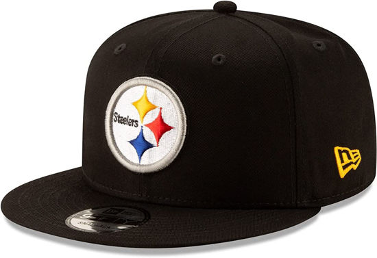 Picture of New Era NFL 9FIFTY Adjustable Snapback mens Hat Cap One Size Fits All (Pittsburgh Steelers)