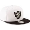 Picture of New Era NFL 9FIFTY 2-Tone Adjustable Snapback Hat Cap One Size Fits All (as1, Alpha, one_Size, Las Vegas Raiders White/Black)