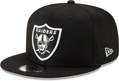 Picture of New Era Male NFL 9FIFTY Adjustable Snapback Hat Cap One Size Fits All (Las Vegas Raiders)
