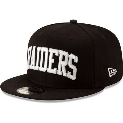 Picture of New Era NFL 9FIFTY Adjustable Snapback Hat Cap One Size Fits All (Las Vegas Raiders Arch Logo)