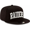 Picture of New Era NFL 9FIFTY Adjustable Snapback Hat Cap One Size Fits All (Las Vegas Raiders Arch Logo)