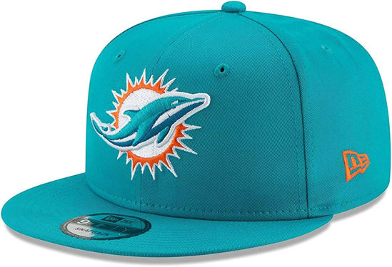 Picture of New Era NFL 9FIFTY Adjustable Snapback Hat Cap One Size Fits All (Miami Dolphins)