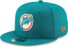 Picture of New Era NFL 9FIFTY Adjustable Snapback Hat Cap One Size Fits All (Miami Dolphins Historic Logo)