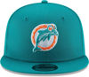 Picture of New Era NFL 9FIFTY Adjustable Snapback Hat Cap One Size Fits All (Miami Dolphins Historic Logo)
