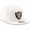 Picture of New Era NFL 9FIFTY Adjustable Snapback Hat Cap One Size Fits All (Las Vegas Raiders White)