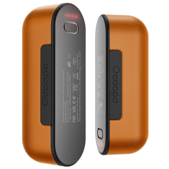 Picture of OCOOPA Hand Warmers Rechargeable 2 Pack, Magnetic Electric Handwarmer, 4 Levels Heat Up to 137℉, USB-C Portable Charger 10000mAh, Raynauds, Golf, Christmas Tech Gifts for Men, UT2s(MagTwins)