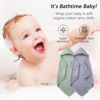 Picture of SWEET DOLPHIN Muslin Hooded Baby Bath Towels - 2 Pack 100% Cotton Towel for Babies, Infants, Toddlers - 32x32Inch - Highly Absorbent and Newborn Essential, Green and Grey