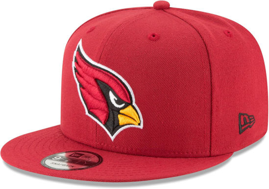 Picture of New Era mens NFL 9FIFTY Adjustable Snapback Hat Cap One Size Fits All (Arizona Cardinals)