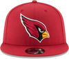 Picture of New Era mens NFL 9FIFTY Adjustable Snapback Hat Cap One Size Fits All (Arizona Cardinals)
