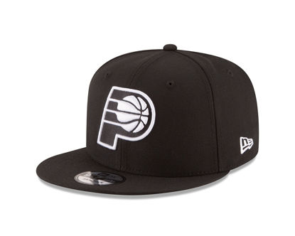 Picture of New Era NBA Indiana Pacers Men's 9Fifty Snapback Cap, One Size, Black