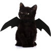 Picture of QIYADIN Pet Cat Bat Wings for Halloween Party Decoration, Dog Cosplay Bat Costume,Puppy and Cat Dress Up Accessories (Black, Large)