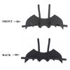 Picture of QIYADIN Pet Cat Bat Wings for Halloween Party Decoration, Dog Cosplay Bat Costume,Puppy and Cat Dress Up Accessories (Black, Large)