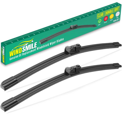 Picture of 28" 24" Windshield Wiper Blades Replacement for Chevrolet Chevy Cruze 2016 2017 2018 2019 Original Factory Quality Front Wipers Blade Set for My Car - (Pack of 2)