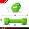 Picture of JFIT Neoprene Dumbbell Pairs, 2 LB