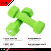 Picture of JFIT Neoprene Dumbbell Pairs, 2 LB