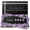 Picture of QUANQIUFEI 2 Pack Bling License Plate Frames, Sparkly Rhinestone Diamond Car License Plate Cover for Women, Stainless Steel Car Accessories with Glitter Crystal Caps (Tanzanite)