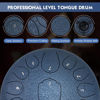 Picture of NBMICSO Steel Tongue Drum- 13 Note 12 Inches C-key Tongue Drum Percussion Instruments - Hand Pan Drum with Music Book for Meditation Entertainment Musical Education Concert Mind Healing Yoga