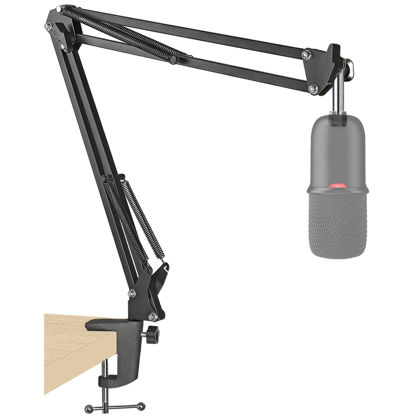 Picture of SoloCast Boom Arm Mic Stand, Adjustable Suspension Boom Scissor Arm Stand for HyperX SoloCast Gaming Microphone by SUNMON