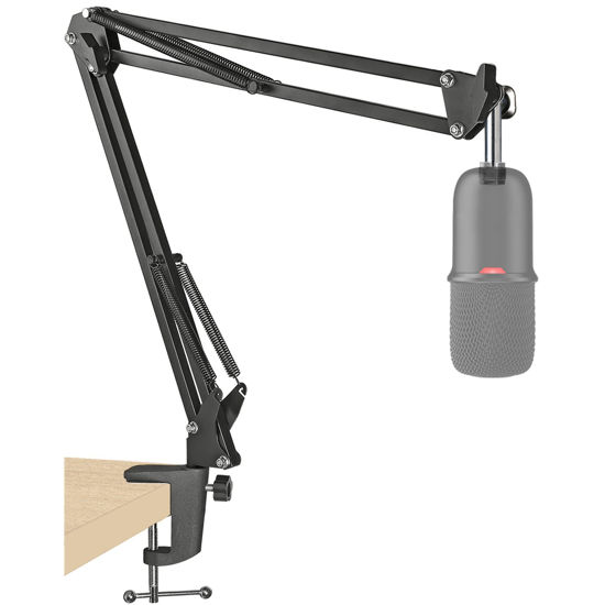 Picture of SoloCast Boom Arm Mic Stand, Adjustable Suspension Boom Scissor Arm Stand for HyperX SoloCast Gaming Microphone by SUNMON