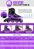 Picture of PAPAISON Adjustable Inline Skates for Kids and Adults with Full Light Up Wheels, Outdoor Roller Skates for Girls and Boys, Men and Women