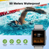 Picture of Fitness Tracker Watch with Heart Rate Monitor, Large Screen Activity Tracker with Pedometer, Sleep Monitor, Calories & Step Counter, 5ATM Waterproof Smart Watch for Women Men Fitness Watch for Sports