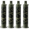 Picture of Membrane Solutions Personal Water Filter, Survival Filtration Straw Portable Gear, Emergency Preparedness, Supply for Drinking Hiking Camping Travel Hunting Fishing Team Family Outing (Camo, 4 Pack)