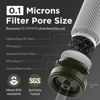 Picture of Membrane Solutions Personal Water Filter, Survival Filtration Straw Portable Gear, Emergency Preparedness, Supply for Drinking Hiking Camping Travel Hunting Fishing Team Family Outing (Camo, 6 Pack)