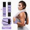 Picture of Wrist Weights, Ankle Weights for Women Men, Adjustable Wrist Weighted Bracelet for Home Gym Workout, Running, Yoga, Exercise, Strength Training, Set of 2 (1LB Each)-Purple